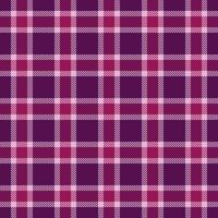 Idyllic textile tartan , back to school texture check pattern. Magazine background fabric plaid seamless in magenta and light colors. vector