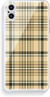 Smartphone cover design mockup. Template geometric pattern for mobile phone back part. Flat design. vector