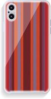 Mobile phone cover design. Template smartphone case pattern. vector