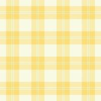 Cowboy pattern seamless background, italian check texture. Mockup tartan fabric plaid textile in yellow and light colors. vector