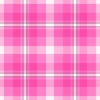 Horizon pattern textile texture, contour check background tartan. Ireland seamless fabric plaid in pink and hot pink colors. vector