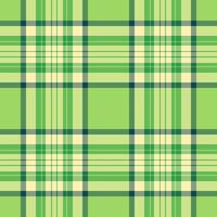 Traditional texture pattern tartan, tattersall plaid fabric background. Bathroom check seamless textile in green and lime colors. vector