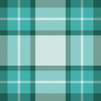 Plaid check pattern in green color. Seamless fabric texture. Tartan textile print. vector