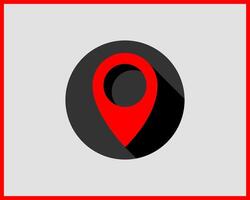 Map icons. Marker pointer. Pin location icon. GPS navigation symbol. vector