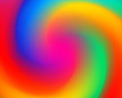 Bright rainbow swirl abstract background. twist wallpaper design. Shiny blur backdrop. vector
