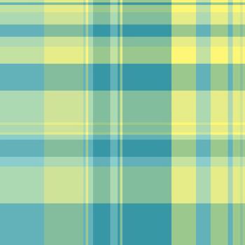 Relief seamless tartan plaid, linear texture pattern. Line textile fabric check background in light and lime colors. vector