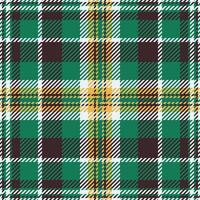 Golf textile background seamless, realistic check tartan texture. Hobby plaid fabric pattern in mint and dark colors. vector