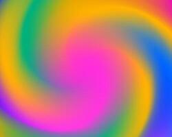Bright rainbow swirl abstract background. twist wallpaper design. Shiny blur backdrop. vector