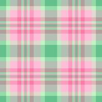 Jpg plaid background textile, model seamless pattern texture. Clan tartan fabric check in light and pink colors. vector