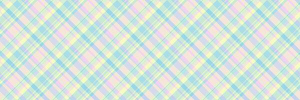 Italian textile texture plaid, group seamless background tartan. Fibre check pattern fabric in light and cyan colors. vector