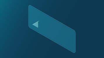 Digital chart with growing business concept. Animation futuristic graph. Digital chart. 4K animated in isometric style video