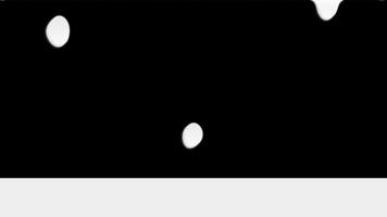 Milk dripping animation. Milk or white liquid dripping. Beautiful background. Realistic design. Dessert background with milk. Motion graphic. 4K animation. Transparent background with alpha channel video