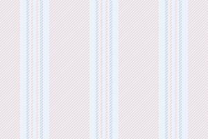 Pattern fabric of background lines vertical with a seamless texture textile stripe. vector