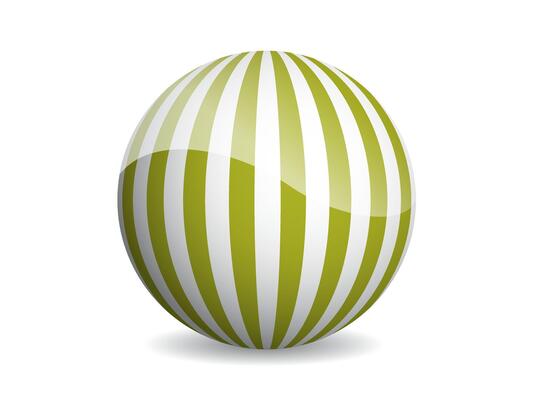 3D ball abstract illustration. Pattern sphere modern design. Round shape globe on white background.