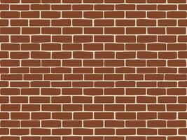 Pattern of red bricks arranged in a traditional horizontal layout vector
