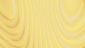 Yellow abstract background with wavy lines video