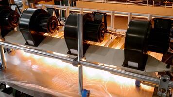 Process of applying protective coating to sheet of metal, which is subsequently employed in construction of building walls and ceilings for cladding purposes. video