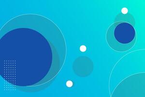 Creative abstract geometric background with circle shapes vector