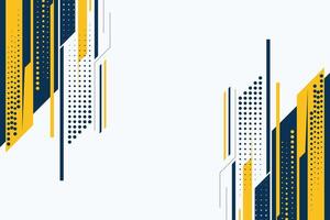 Minimalist geometric background design vector