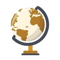 School globe icon. Set of travel icons icon for web vector