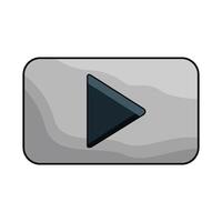 illustration of play button vector