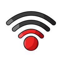 illustration of bad internet connection vector