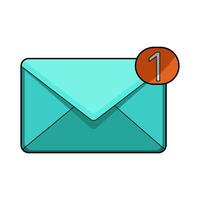 illustration of new message vector