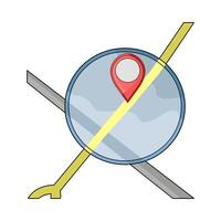 illustration of navigation vector