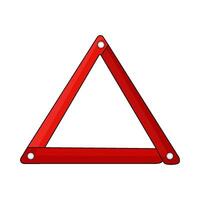illustration of warning triangle vector