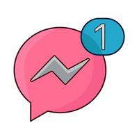 illustration of new message vector