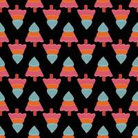 Seamless decorative pattern for winter holidays. Christmas and New Year background. vector