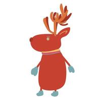 Funny animal in cartoon style. illustration. vector