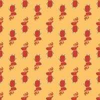 Seamless decorative pattern for winter holidays. Christmas and New Year background. vector