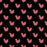 Seamless decorative pattern for winter holidays. Christmas and New Year background. vector