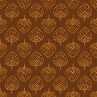 Seamless background with traditional winter holidays elements. Decorative Christmas pattern. vector