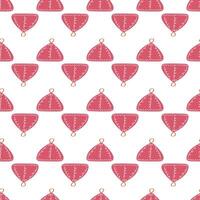 Seamless decorative pattern for winter holidays. Christmas and New Year background. vector