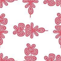 Seamless pattern in minimalist style for fabric, textile, surface design, scrapbook paper, wallpaper, wrapping. vector