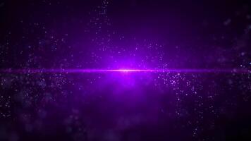 Abstract background of magic dust particles, particles glow and move with wave energy, glitter bright bokeh dots, beautiful nebula, fairy dust video