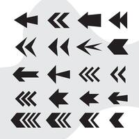 Directional arrow sign or icons set design vector