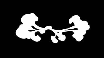 smoke motion graphics effect video