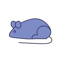 Cat Soft Toy In Shape Of Rat Foam Mouse For Kitten vector