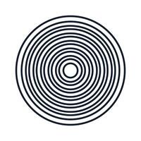 Abstract universe symbol in outline style vector