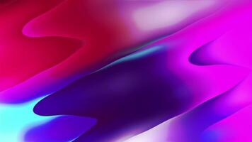 Abstract retro Y2K style holographic halftone dots gradient color wave fluid flowing background. video