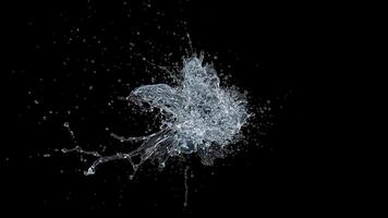 Splash of Water with Splashes and Droplets video