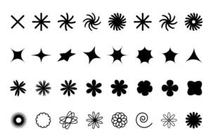 Modern design basic geometric shapes vector