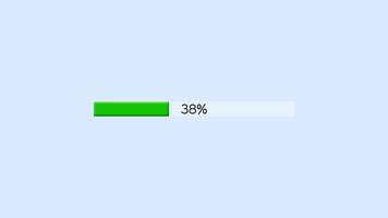 Loading Bar Animation. Loading From 0 to 100 Percent. video