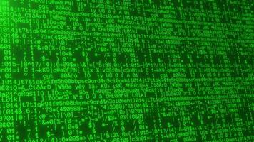 Binary Code Animation. Coding Background Animated video