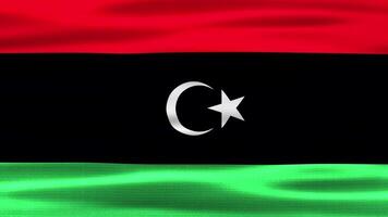 Libya Waving Flag video
