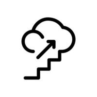 Achieving Dreams Icon Line Style Finance Simple Design Perfect Illustrations. vector