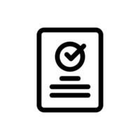 Proposal Icon Line Style Finance Simple Design Perfect Illustrations. vector